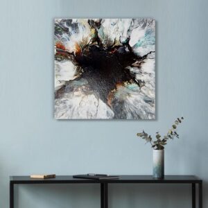 Dynamic Void - Fluid Art Dutch Pour by Traci Scerri