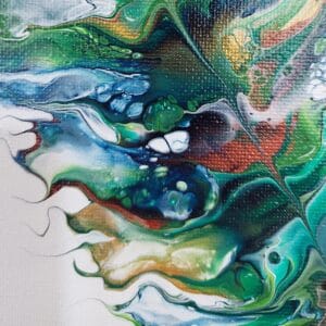 Dutch Pour - Original Fluid Art by Traci Scerri