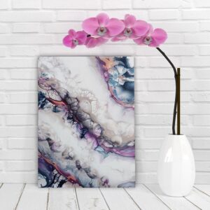 Daydreaming - Fluid Art Pearl Pour by Traci Scerri