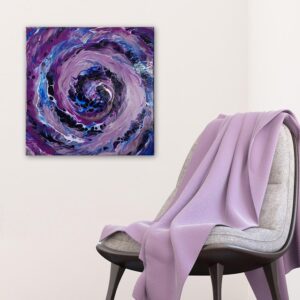 Maelstrom - Original Fluid Art Dutch Pour by Traci Scerri