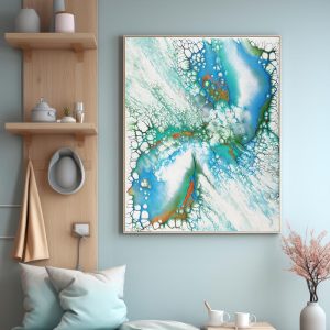 Lifeforce - Fluid Art Pearl Pour by Traci Scerri