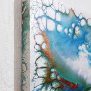 Lifeforce - Fluid Art Pearl Pour by Traci Scerri